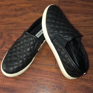 Steve Madden quilted loafers